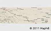 Shaded Relief Panoramic Map of La Libertad