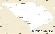 Classic Style Simple Map of La Libertad, single color outside