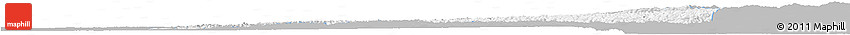 Gray Horizon Map of Poptun, single color outside