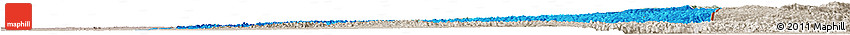 Political Horizon Map of Poptun, lighten, semi-desaturated