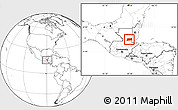 Blank Location Map of Poptun