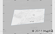 Gray Map of Poptun, single color outside