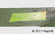Physical Panoramic Map of Poptun, darken, semi-desaturated