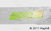 Physical Panoramic Map of Poptun, lighten, desaturated