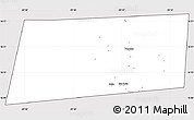Silver Style Simple Map of Poptun, cropped outside