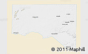 Classic Style 3D Map of San Andres, single color outside
