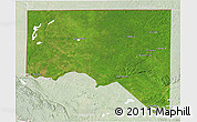 Satellite 3D Map of San Andres, lighten