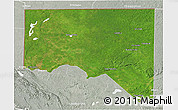 Satellite 3D Map of San Andres, lighten, semi-desaturated