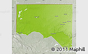Physical Map of San Andres, lighten, semi-desaturated