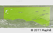 Physical Panoramic Map of San Andres, semi-desaturated