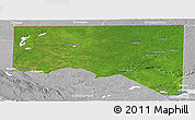Satellite Panoramic Map of San Andres, lighten, desaturated