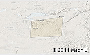 Shaded Relief 3D Map of Santa Ana, lighten