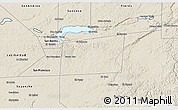 Shaded Relief 3D Map of Santa Ana