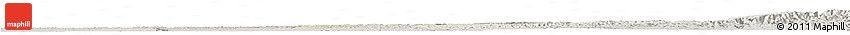 Shaded Relief Horizon Map of Santa Ana, semi-desaturated