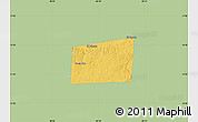 Savanna Style Map of Santa Ana, single color outside