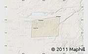 Shaded Relief Map of Santa Ana, lighten