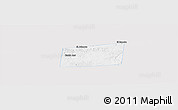 Silver Style Panoramic Map of Santa Ana, single color outside