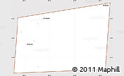 Classic Style Simple Map of Santa Ana, cropped outside