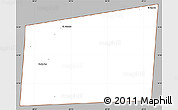 Gray Simple Map of Santa Ana, cropped outside