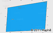 Political Simple Map of Santa Ana, cropped outside