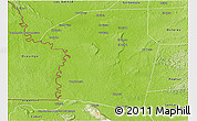 Physical 3D Map of Sayaxche