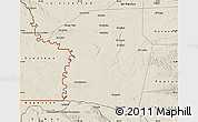 Shaded Relief Map of Sayaxche