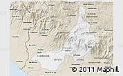 Classic Style 3D Map of Quezaltenango