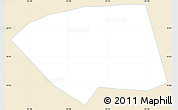Classic Style Simple Map of Cajola, single color outside
