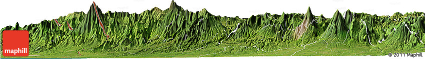 Satellite Horizon Map of Quezaltenango