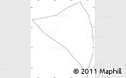 Blank Simple Map of Huitan, cropped outside, no labels