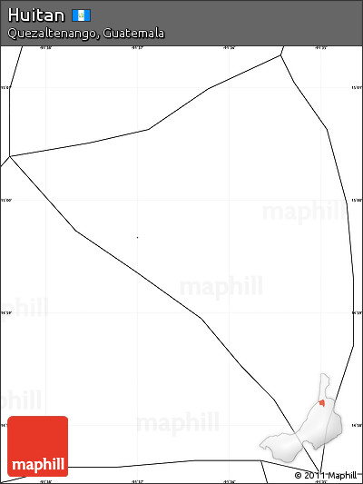 Blank Simple Map of Huitan