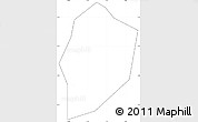 Blank Simple Map of La Esperanza, cropped outside