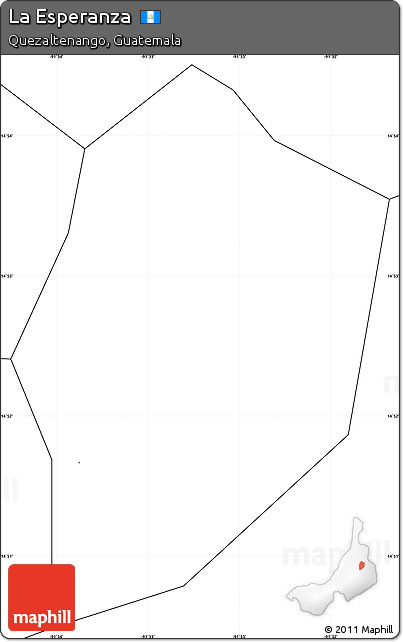 Blank Simple Map of La Esperanza