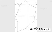 Blank Simple Map of La Esperanza, no labels
