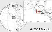 Blank Location Map of S. Fco la Union, highlighted parent region