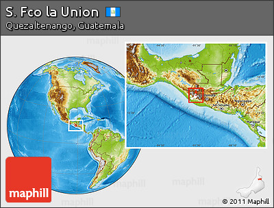 Physical Location Map of S. Fco La Union, highlighted parent region
