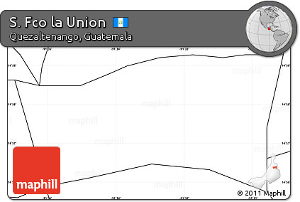 Blank Simple Map of S. Fco La Union