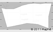 Gray Simple Map of S. Fco la Union