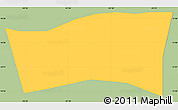 Savanna Style Simple Map of S. Fco la Union, single color outside