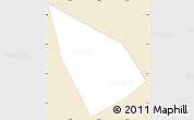 Classic Style Simple Map of Salcaja, single color outside