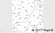 Blank Simple Map of Quezaltenango