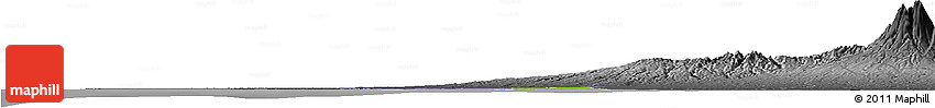 Physical Horizon Map of Champerico, darken, desaturated