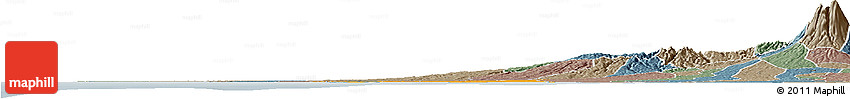Political Horizon Map of Champerico, semi-desaturated