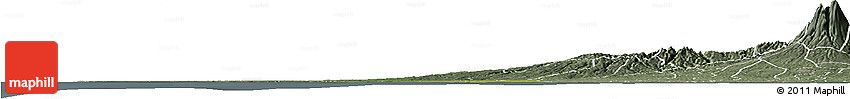 Satellite Horizon Map of Champerico, semi-desaturated