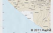 Classic Style Map of Champerico
