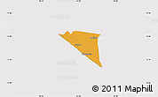 Political Map of Champerico, cropped outside