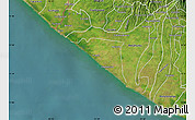 Satellite Map of Champerico