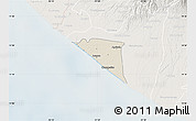 Shaded Relief Map of Champerico, lighten