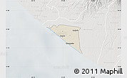 Shaded Relief Map of Champerico, lighten, semi-desaturated