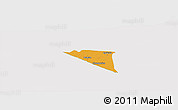 Political Panoramic Map of Champerico, cropped outside